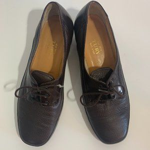 Dal 1972 Tury Milano Custom Made Leather Derby Shoes Made in Italy